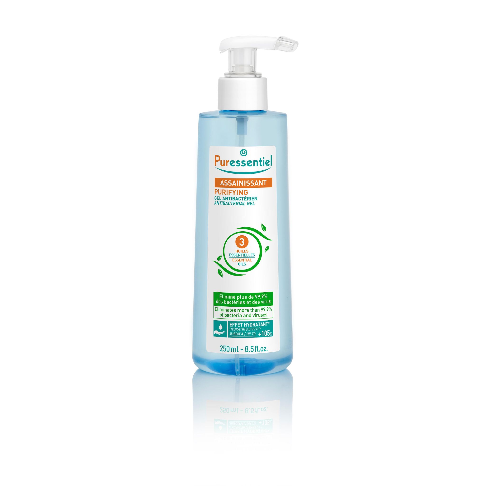 PURESSENTIEL Gel antibactérien assainissant 250ml