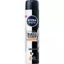NIVEA MEN Déodorant spray 48h homme black & white invisible 5en1 200ml