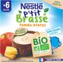 Voir la diapositive 4 : NESTLE P'tit brassé dessert lait de coco pomme ananas bio dès 6 mois 4x90g