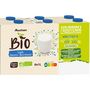 Voir la diapositive 4 : AUCHAN SOLIDAIRES BIO CULTIVONS LE BON Lait demi-écrémé UHT 6x1L