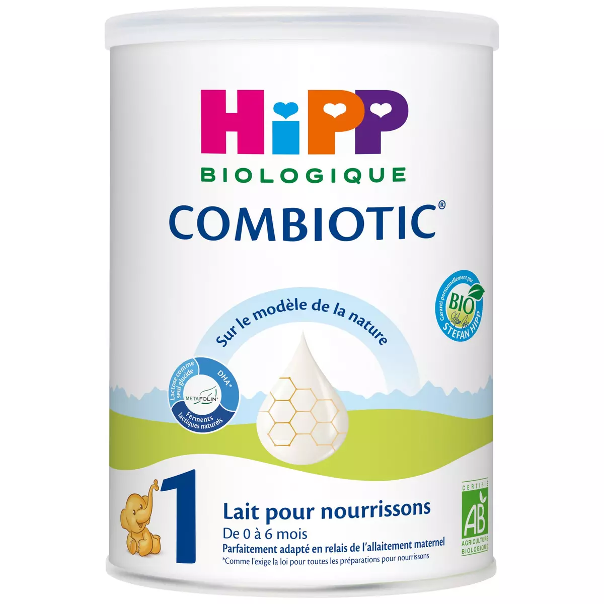 HIPP BIOLOGIQUE Combiotic Lait en poudre 1er âge - 900 g - De 0 à