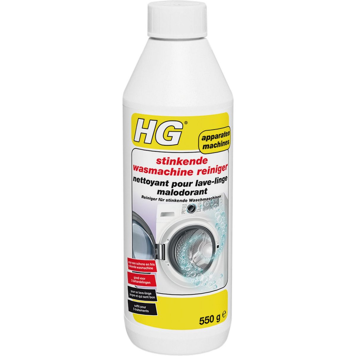 HG Nettoyant pour lave-linge malodorant 550G