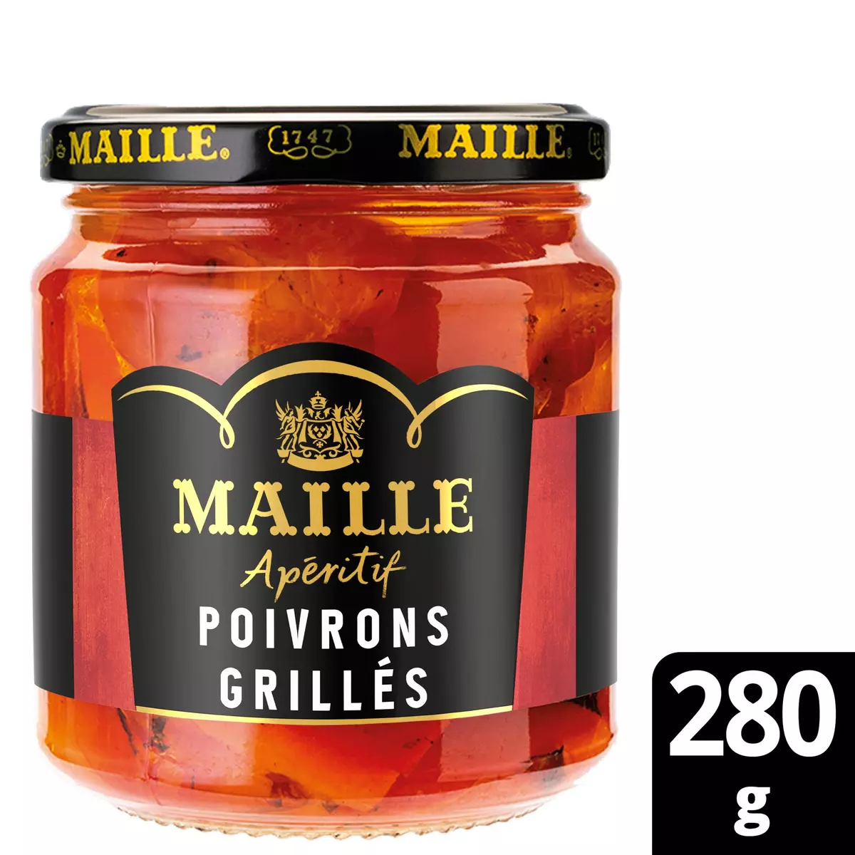 MAILLE Apéritif poivrons grillés 159g
