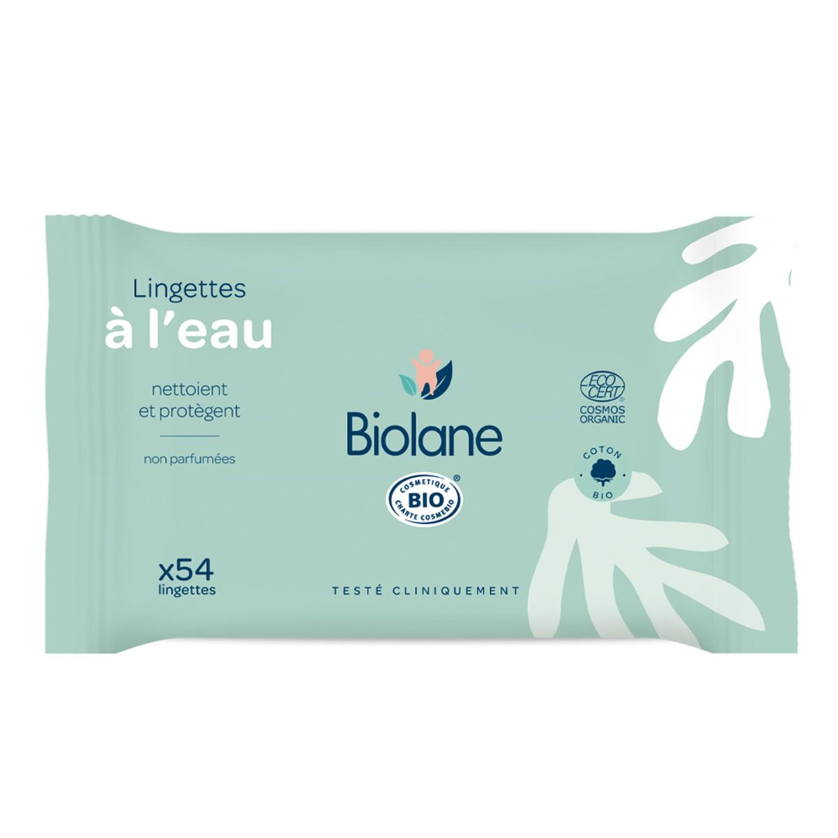 BIOLANE Lingettes à l'eau pocket 15 lingettes