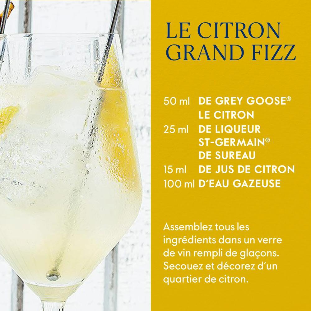 Voir la diapositive 3 : GREY GOOSE Vodka premium Le citron 40% 70cl