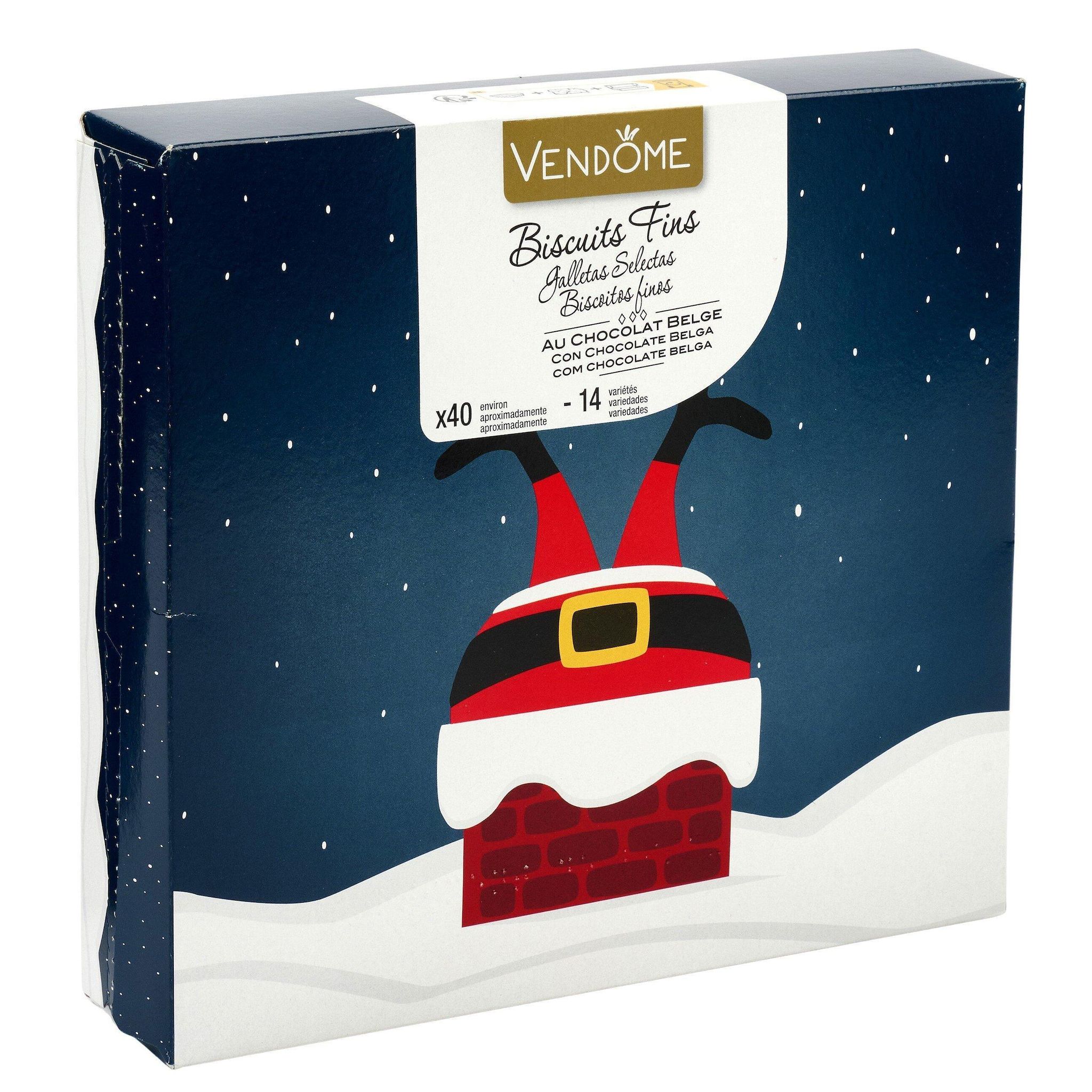 Voir la diapositive 5 : VENDOME Assortiment de biscuits fins au chocolat 40 pièces 375g