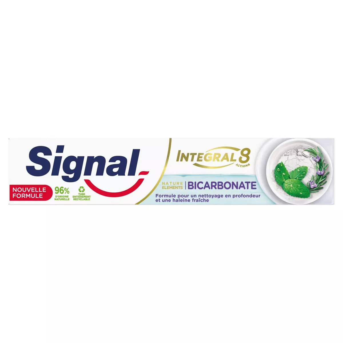 SIGNAL Dentifrice Integral 8 Nature Elements fraîcheur au bicarbonate  75ml