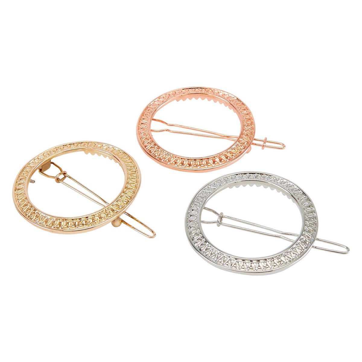 COSMIA Pince à cheveux géométrique coloris aléatoires 1 pièce