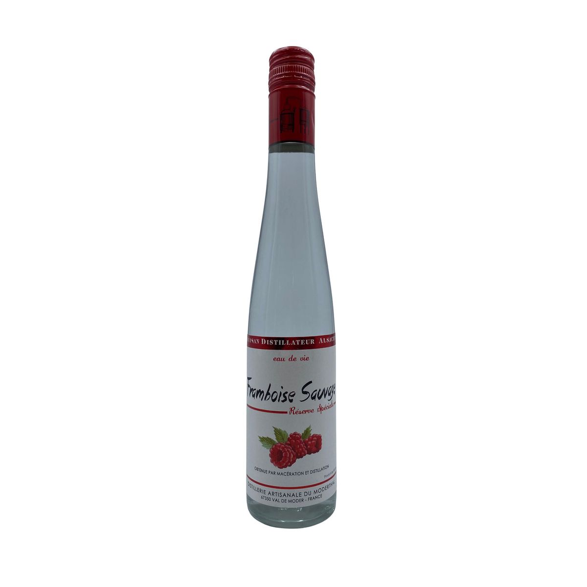Eau de vie framboise d'alsace 45% IGP 70cl