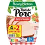 FLEURY MICHON Rôti de porc extra tendre 4 tranches +2 offertes 240g