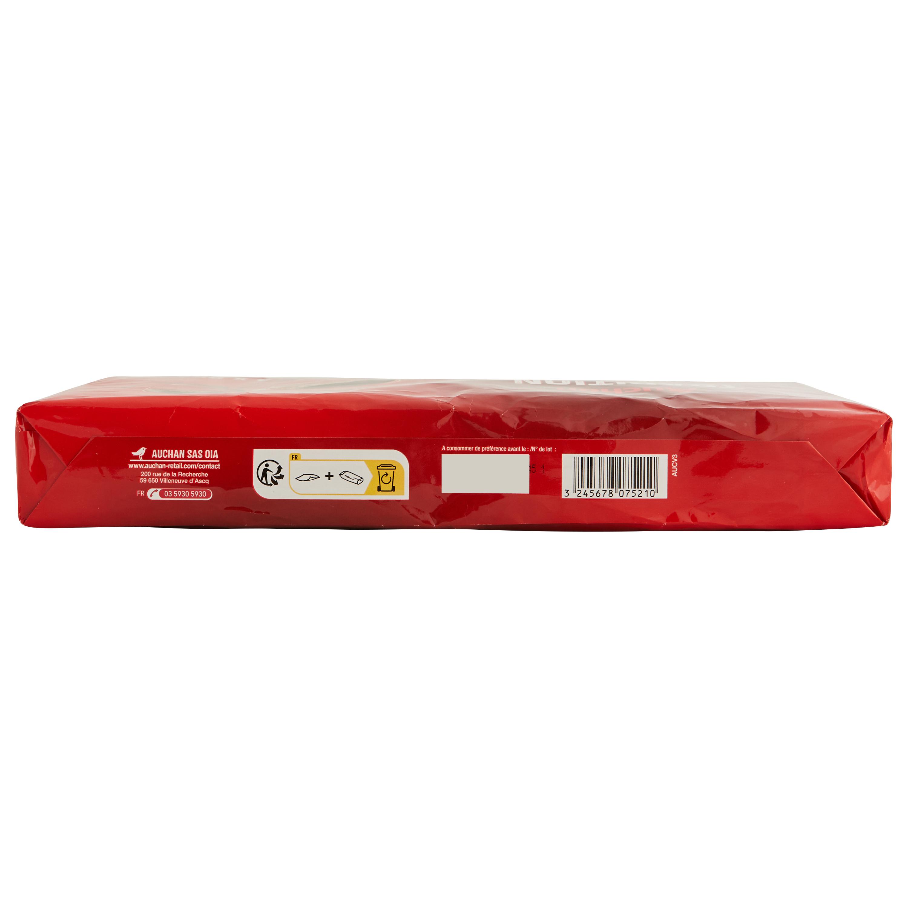 Voir la diapositive 2 : AUCHAN Café moulu tradition intensité 8 4x250g