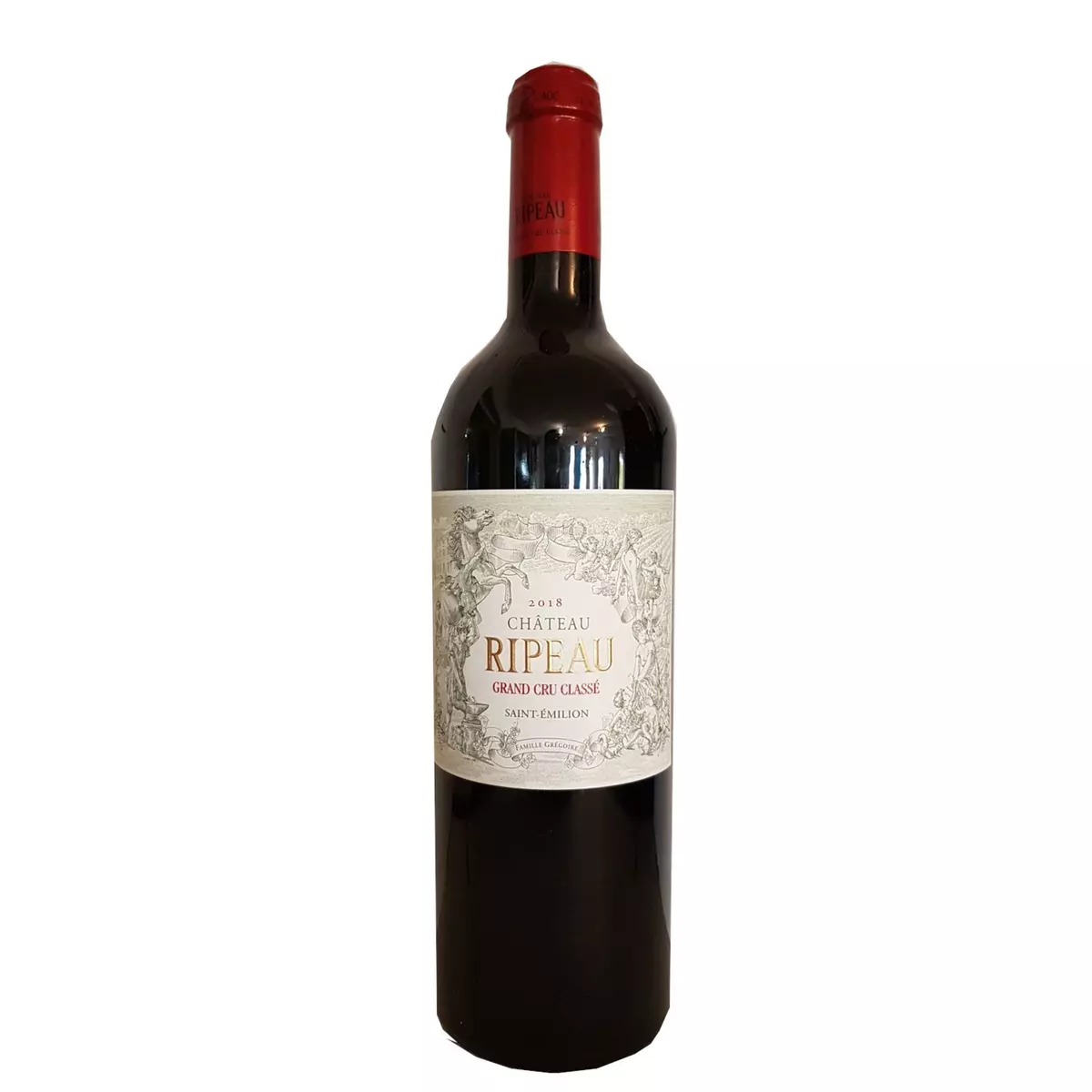 Vin rouge AOP Saint-Emilion grand cru classé Château Ripeau 2018 75cl