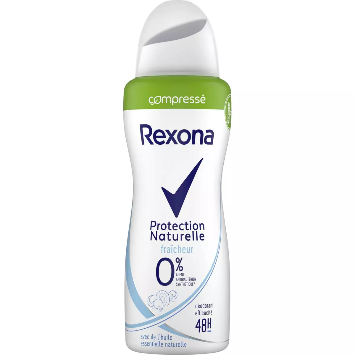 REXONA Déodorant spray fraîcheur naturelle 0% 100ml