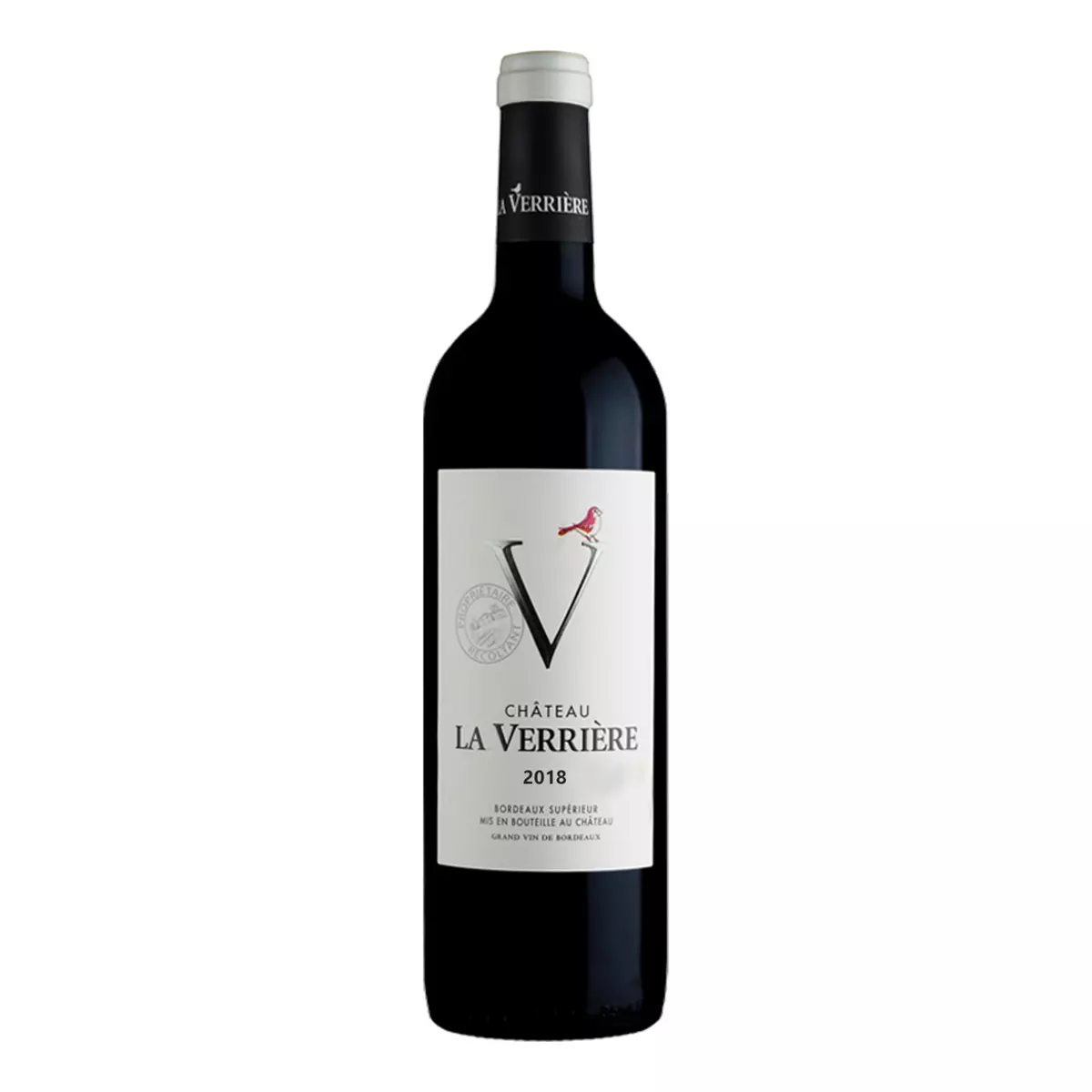 Vin rouge AOP Bordeaux supérieur Château Laverrière 75cl