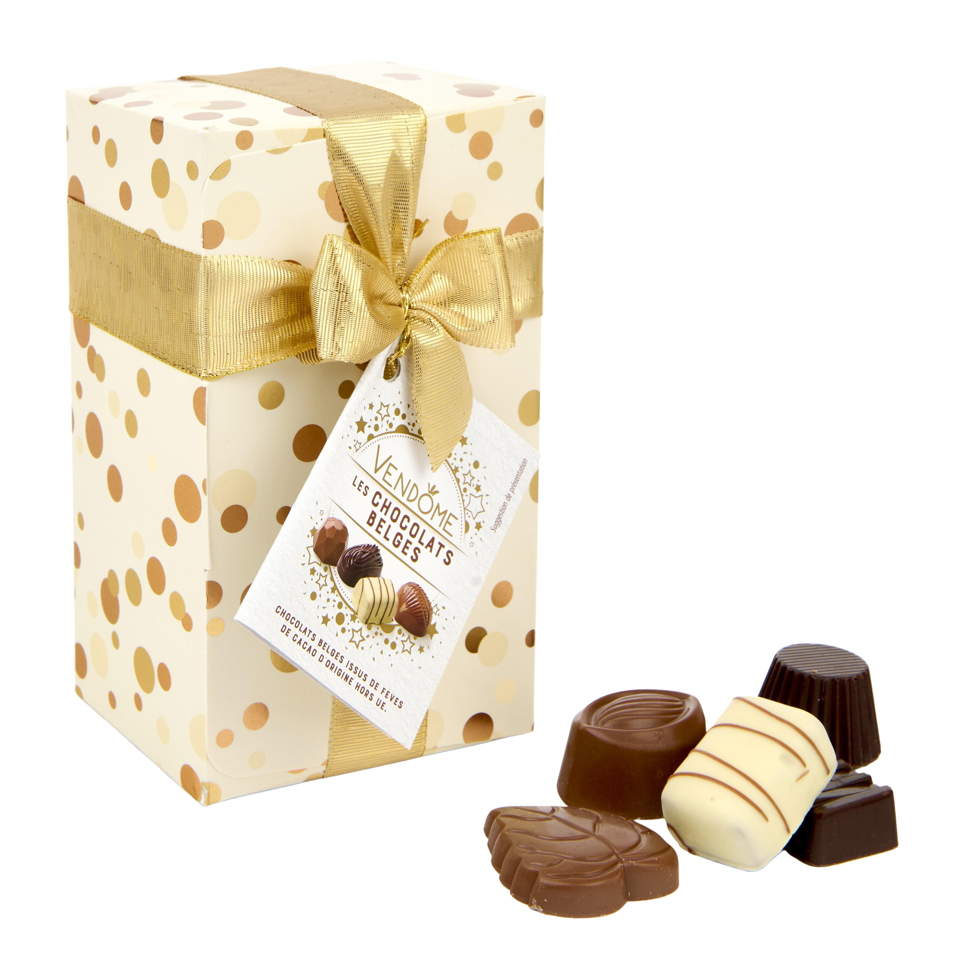 Voir la diapositive 4 : VENDOME Assortiment de chocolats belges en ballotin 14 pièces 190g