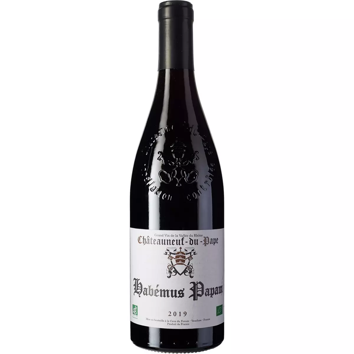 Vin rouge AOP Châteauneuf-du-Pape bio Habemus Papam 2019 75cl