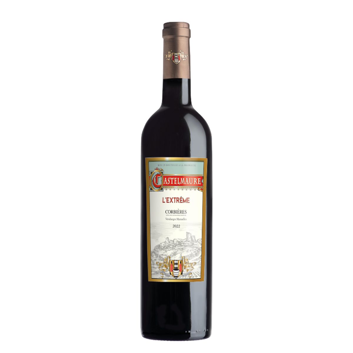 Vin rouge AOP Corbières l'Extrème de Castelmaure 75cl