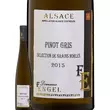 AOP Alsace Pinot Gris Bio Domaine Engel Selection De Grains Nobles blanc 2015 75cl