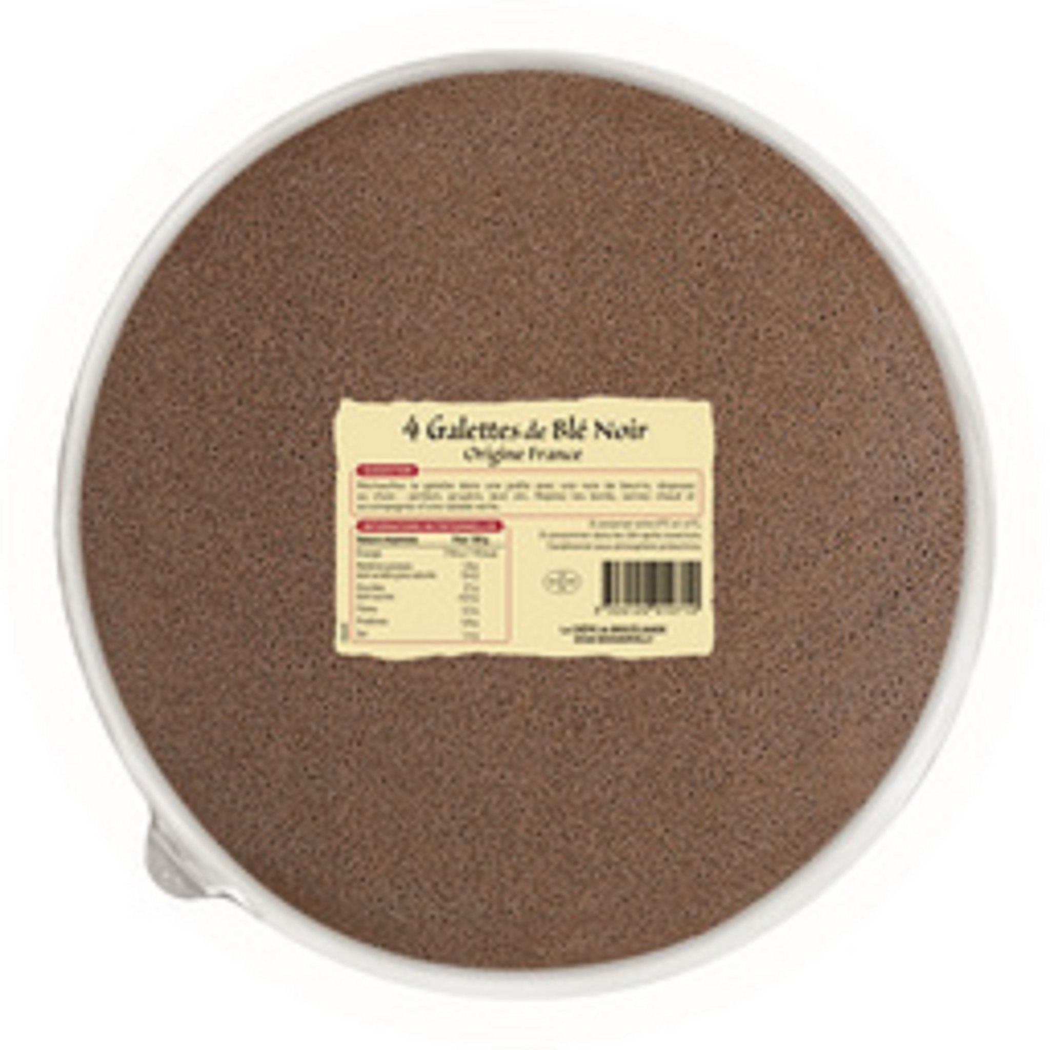 Voir la diapositive 2 : LA CREPE DE BROCELIANDE Galettes de blé noir 4 pièces 260g