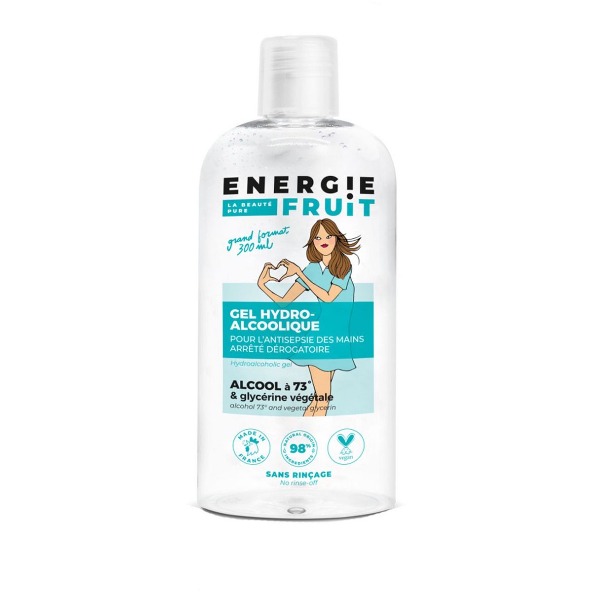 ENERGIE FRUIT Gel hydroalcoolique pour les mains 300ml