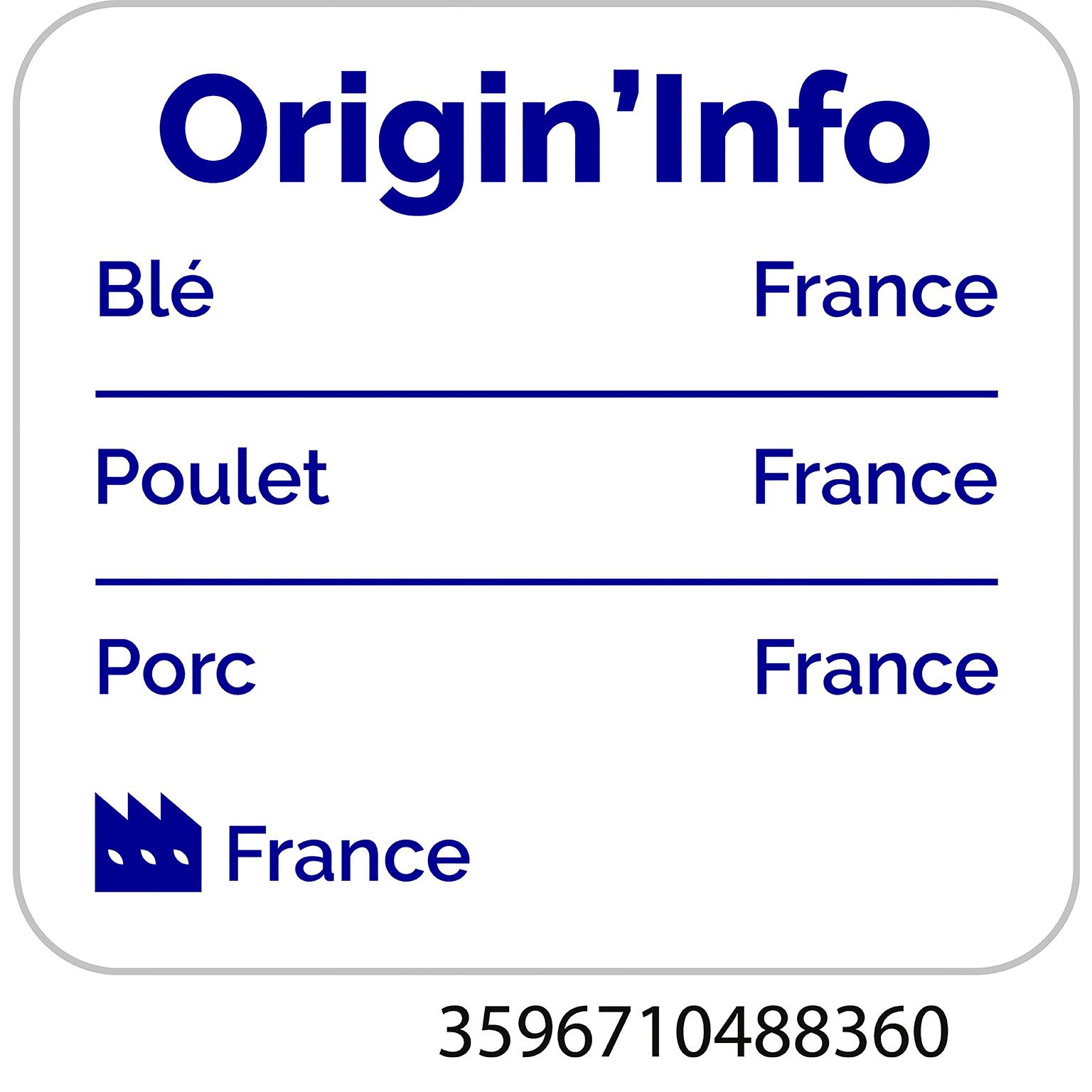 Voir la diapositive 2 : AUCHAN Pâtés en croutes poulet moutarde et nature 16 tranches 254g