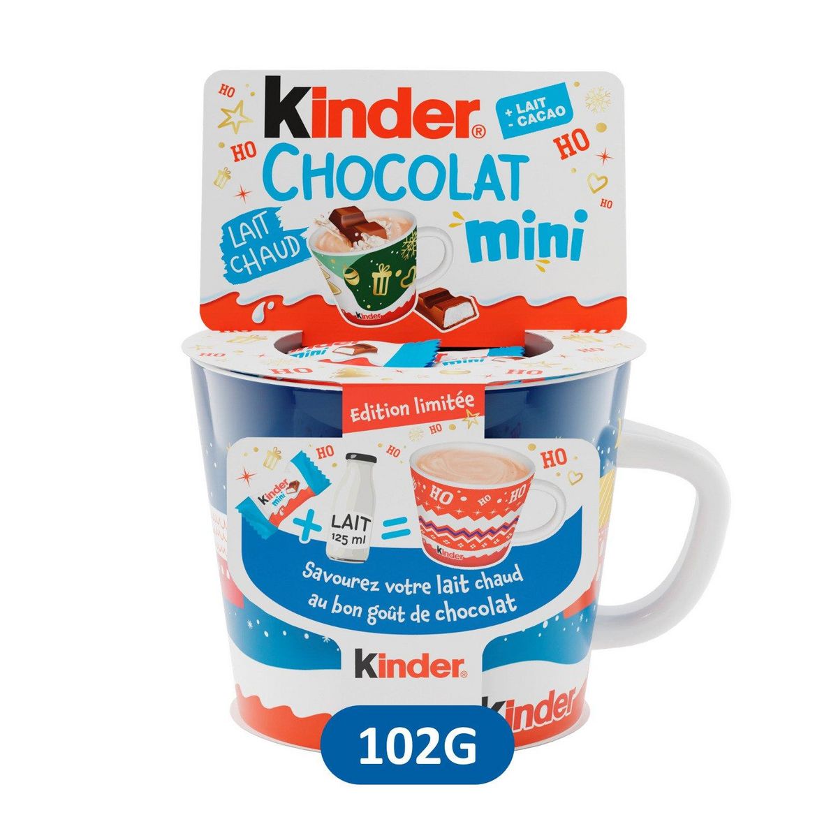 KINDER Chocolat Mini avec mug 102g