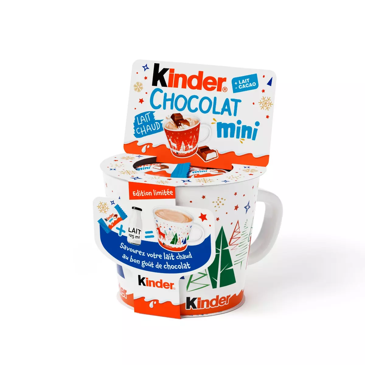 KINDER Chocolat Mini avec mug 102g