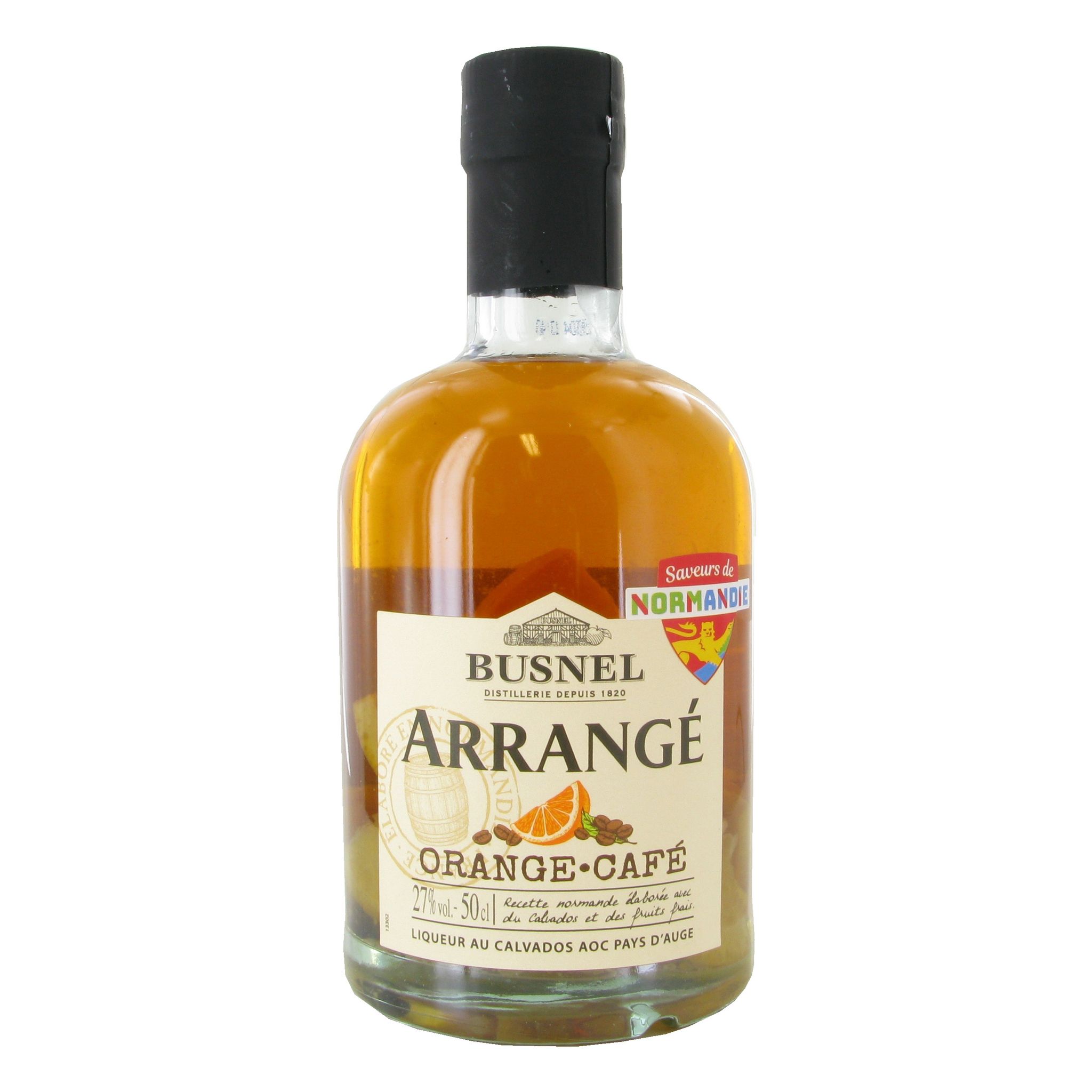 BUSNEL Liqueur au calvados orange café 27% 20cl