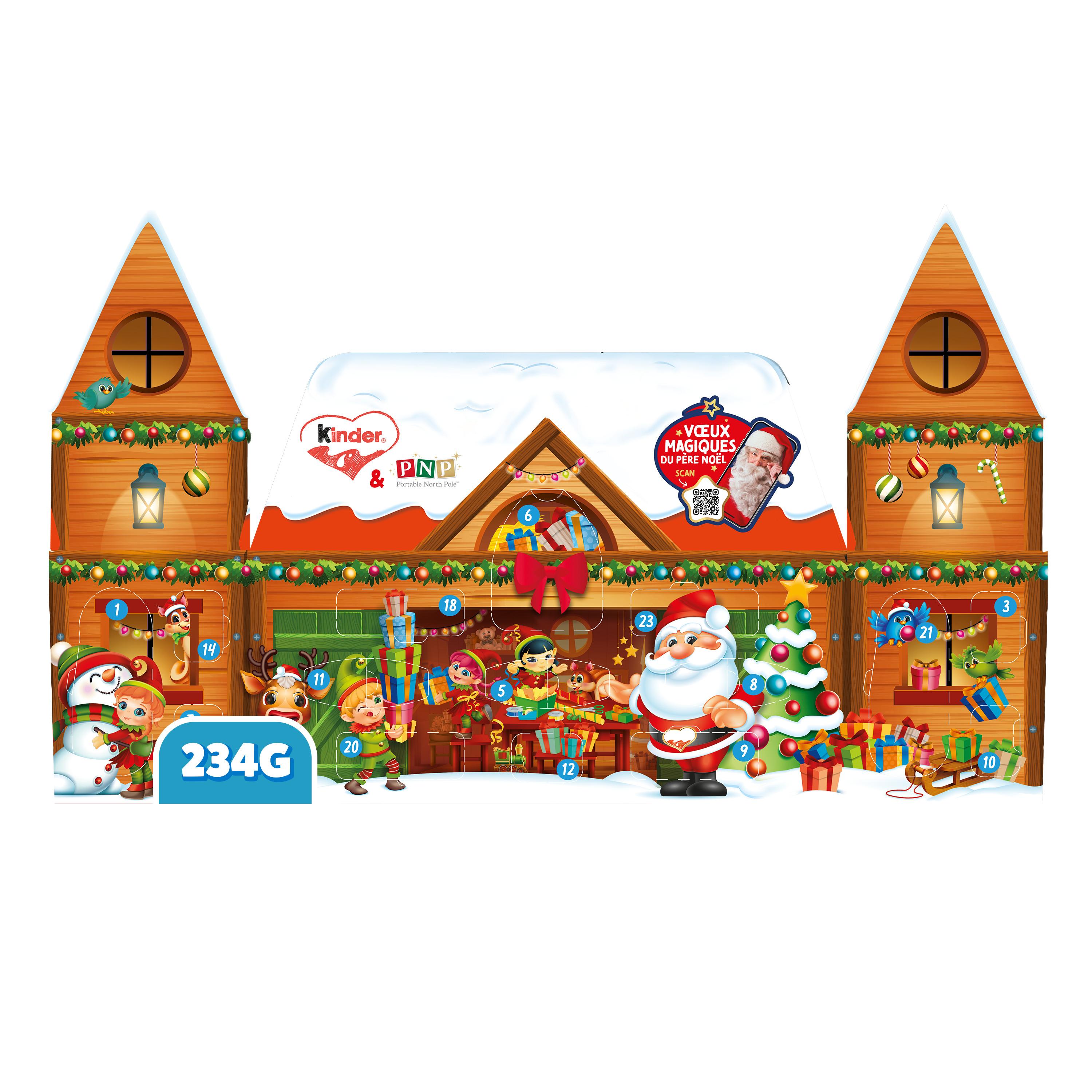 KINDER Calendrier de l'Avent 3D house 234g