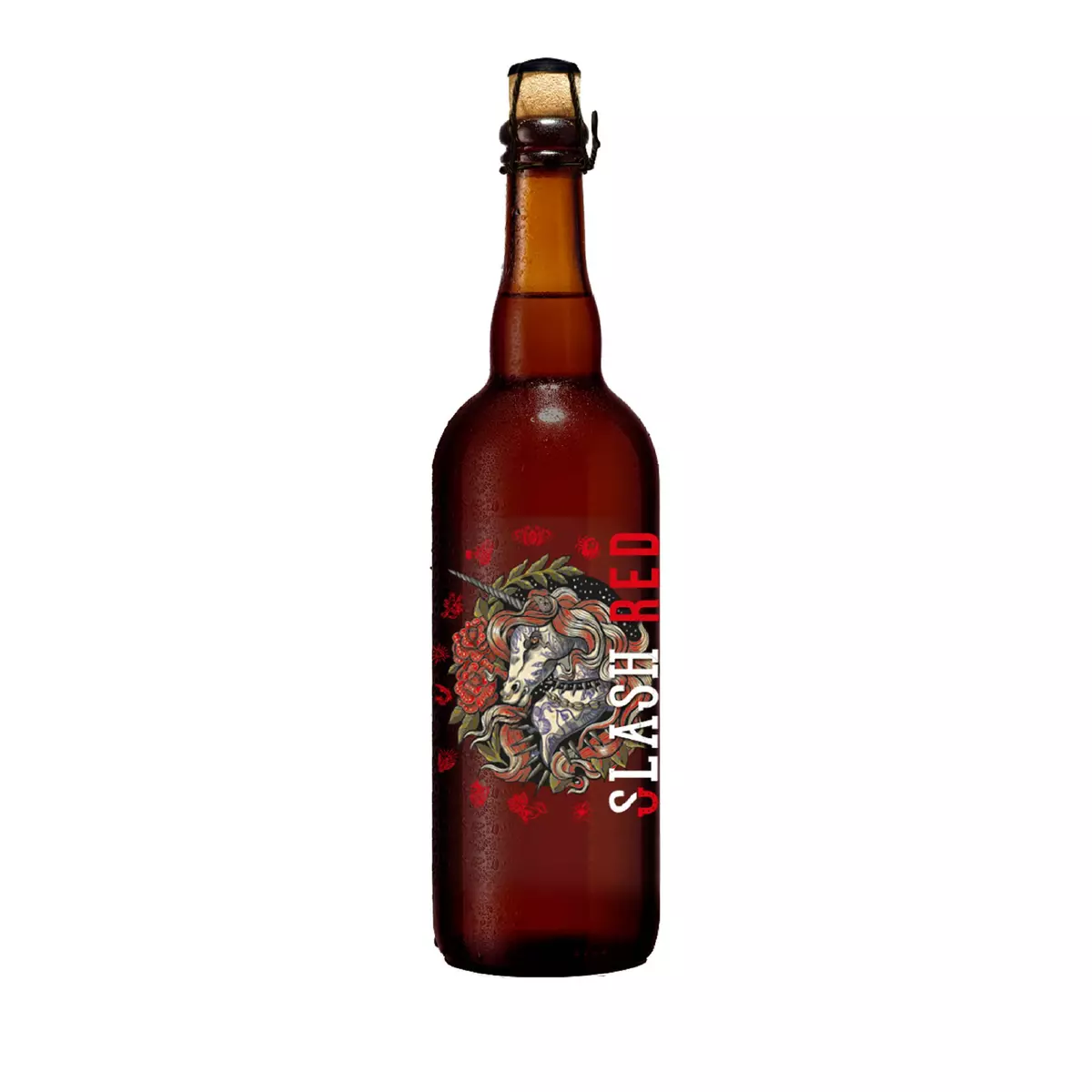 SLASH Bière rouge Slash aromatisée à la cerise 8% 75cl