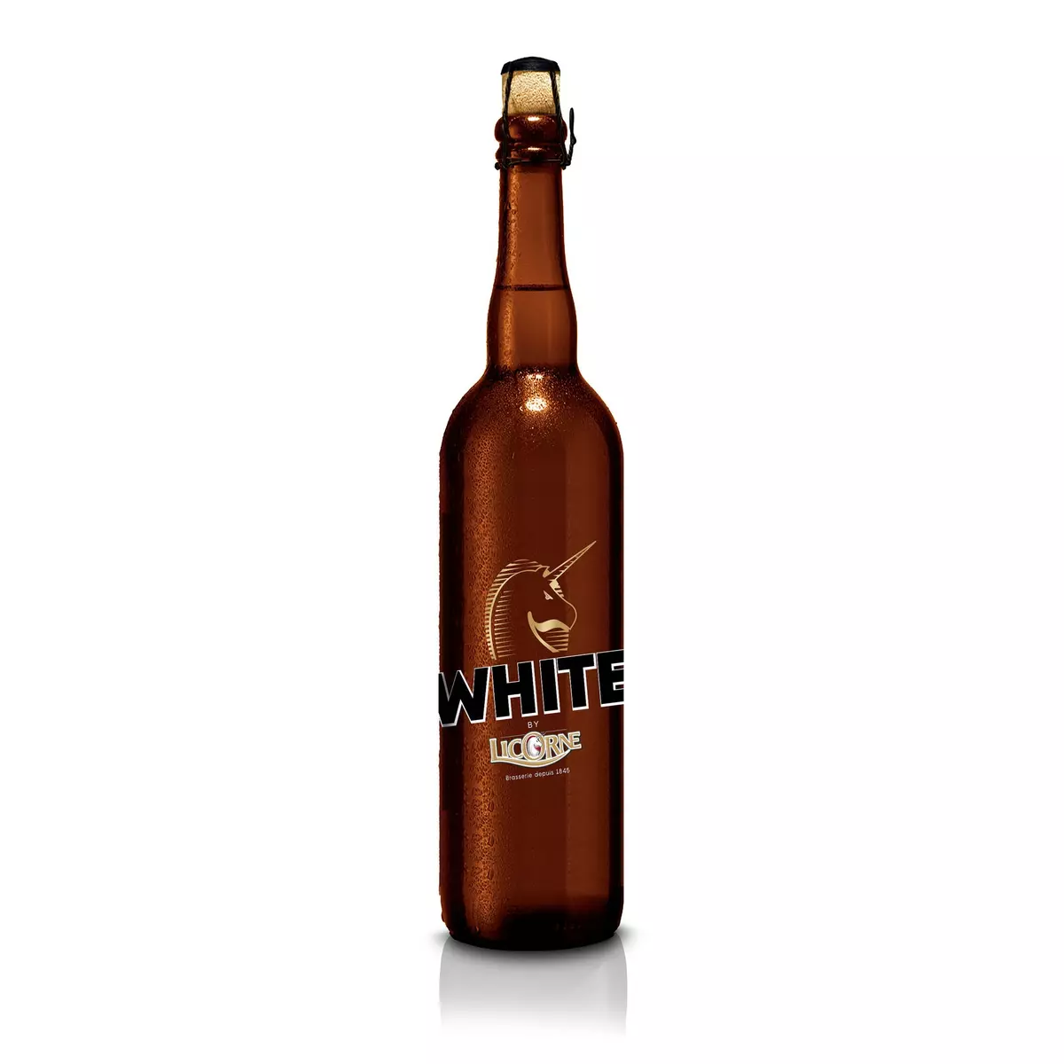 LICORNE Bière blonde White 6% 75cl