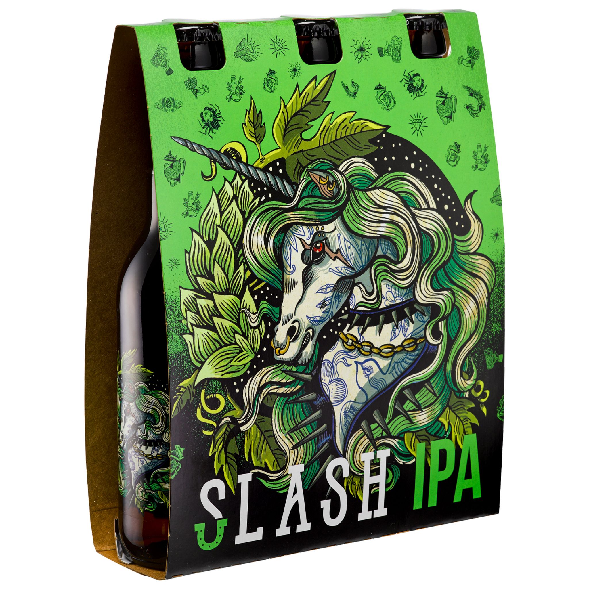 Voir la diapositive 2 : SLASH Bière blonde IPA 5.9% bouteilles 3x33cl