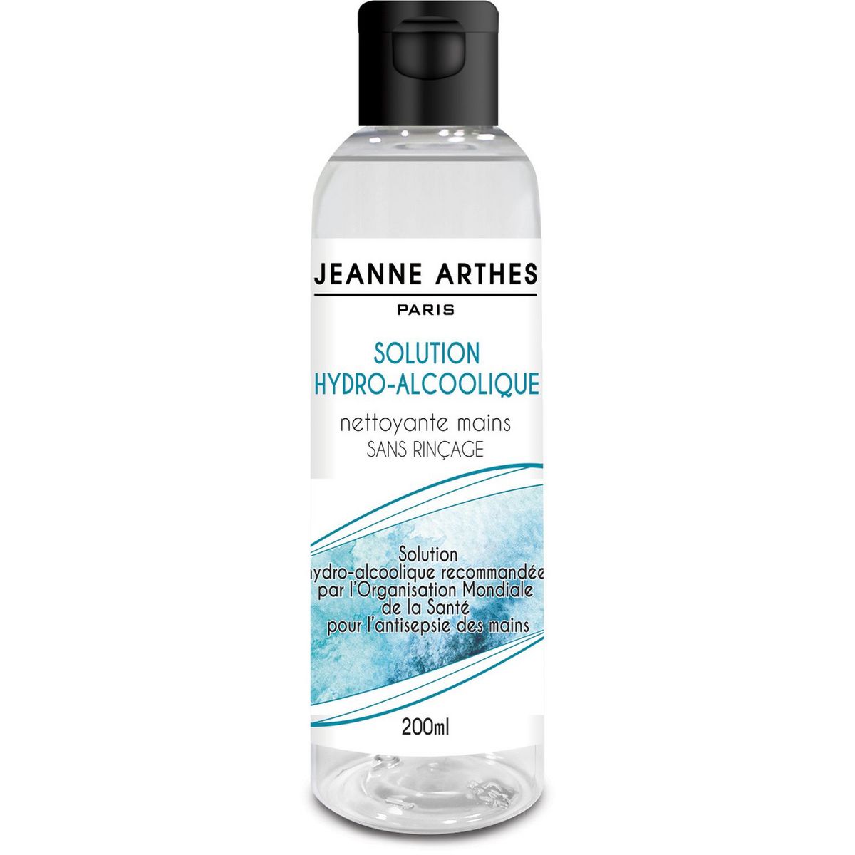 JEANNE ARTHES Solution hydroalcoolique nettoyante mains sans rinçage 200ml