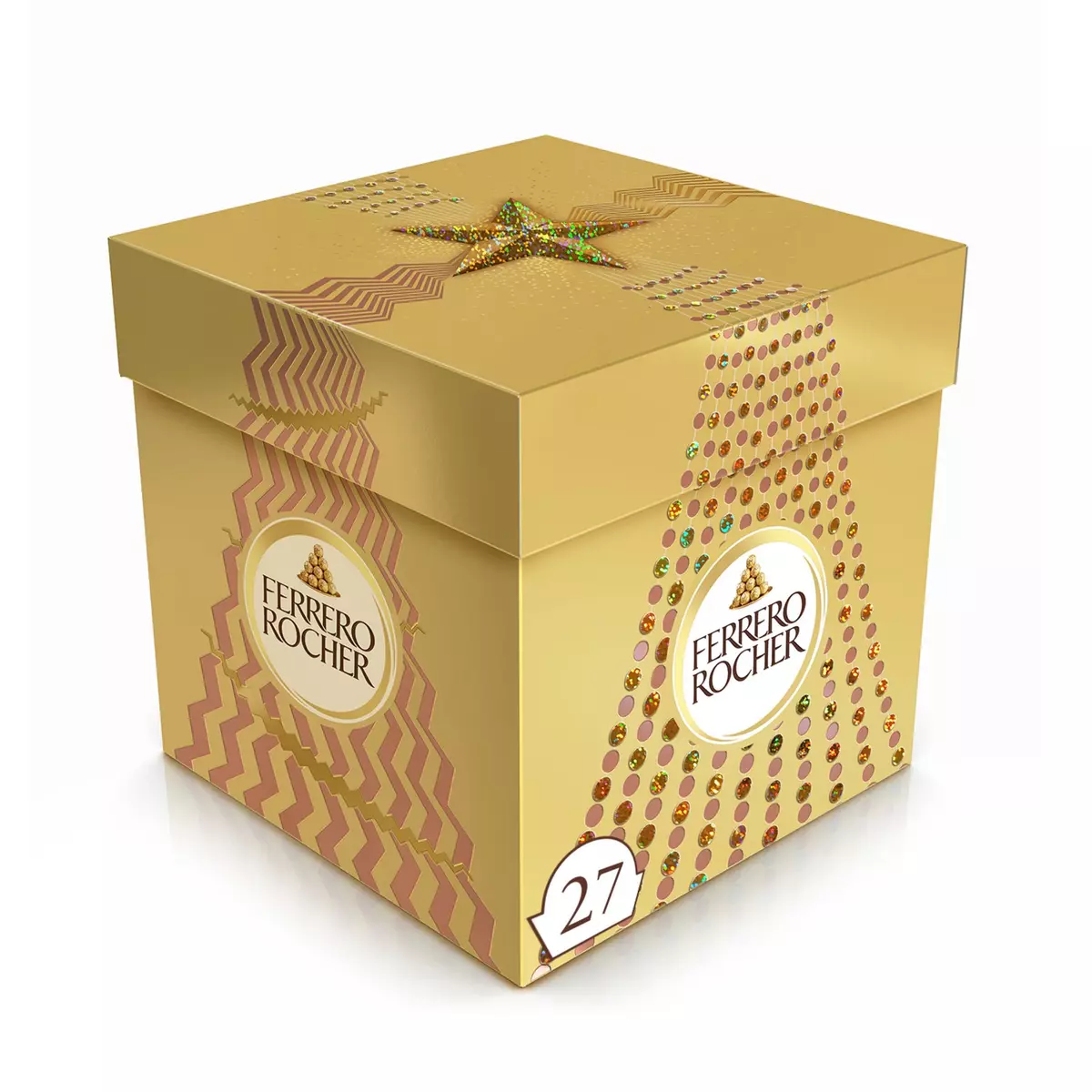 FERRERO ROCHER Fines gaufrettes de chocolat au lait et noisettes 27 pièces 338g