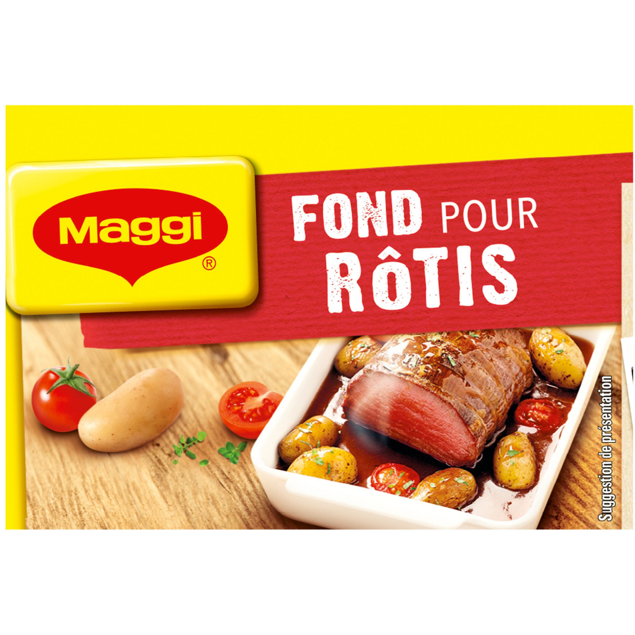 Voir la diapositive 2 : MAGGI Fond pour rôtis sans colorant artificiel 110g