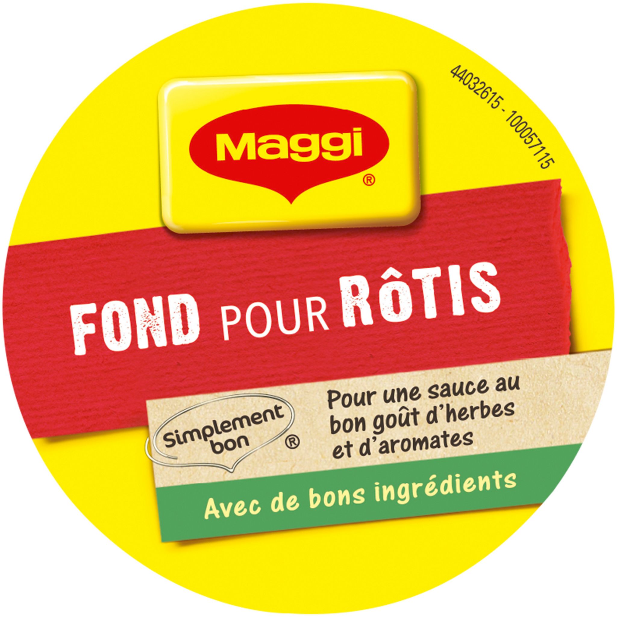 Voir la diapositive 3 : MAGGI Fond pour rôtis sans colorant artificiel 110g