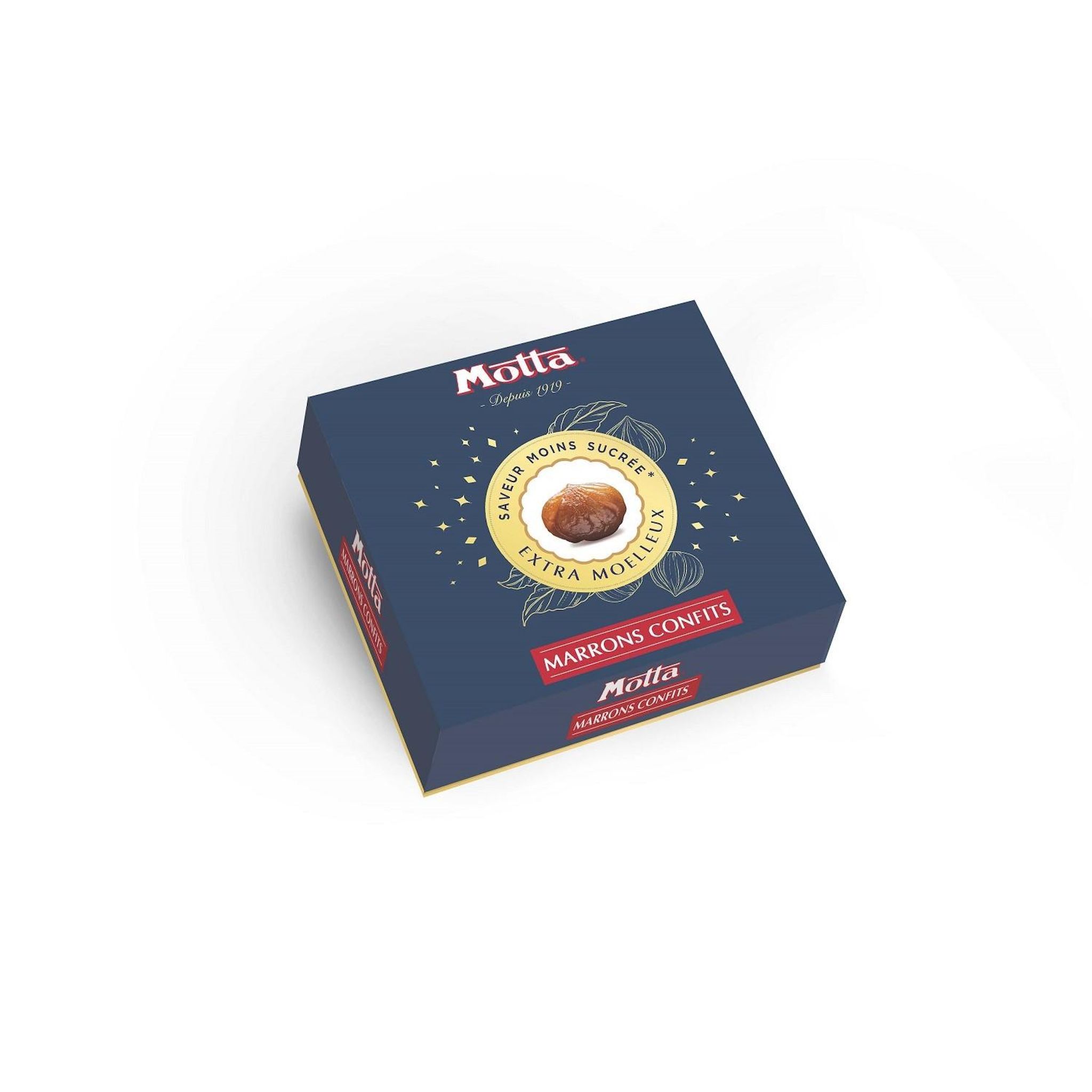 MOTTA Boite de marrons confits sans glaçage 180g