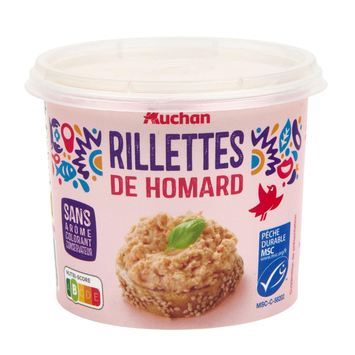 AUCHAN Rillettes de homard 150g