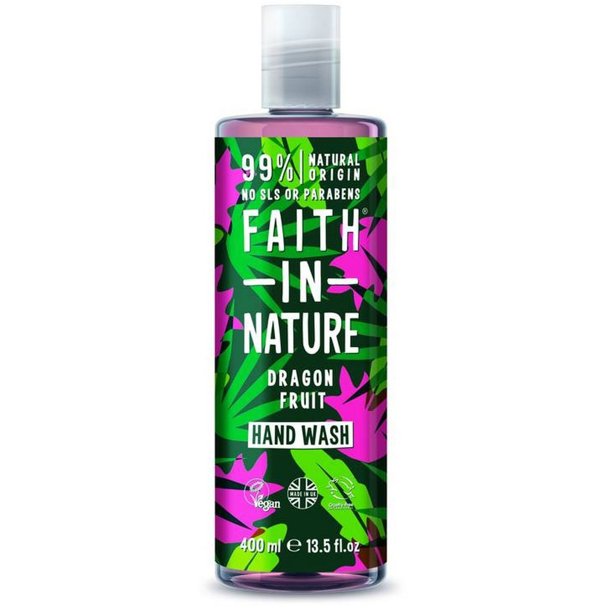 FAITH IN NATURE Savon liquide pour les mains fruit du dragon 400ml