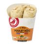 Voir la diapositive 3 : AUCHAN Le Wrap poulet rôti sauce césar 190g