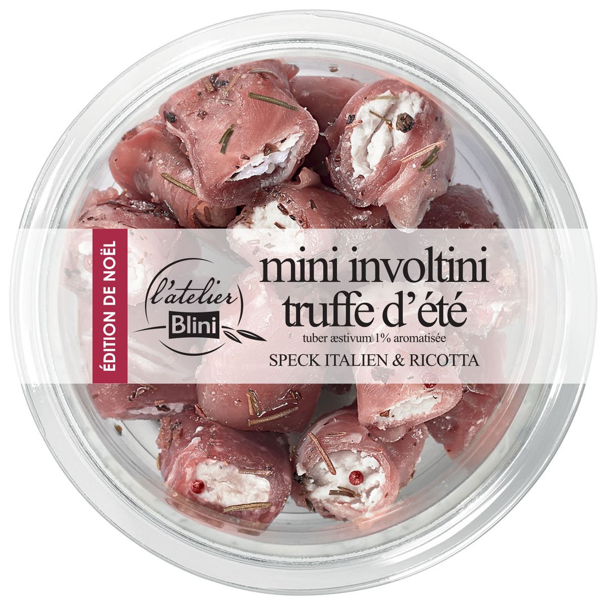 L'ATELIER BLINI Mini involtini à la truffe d'été 95g