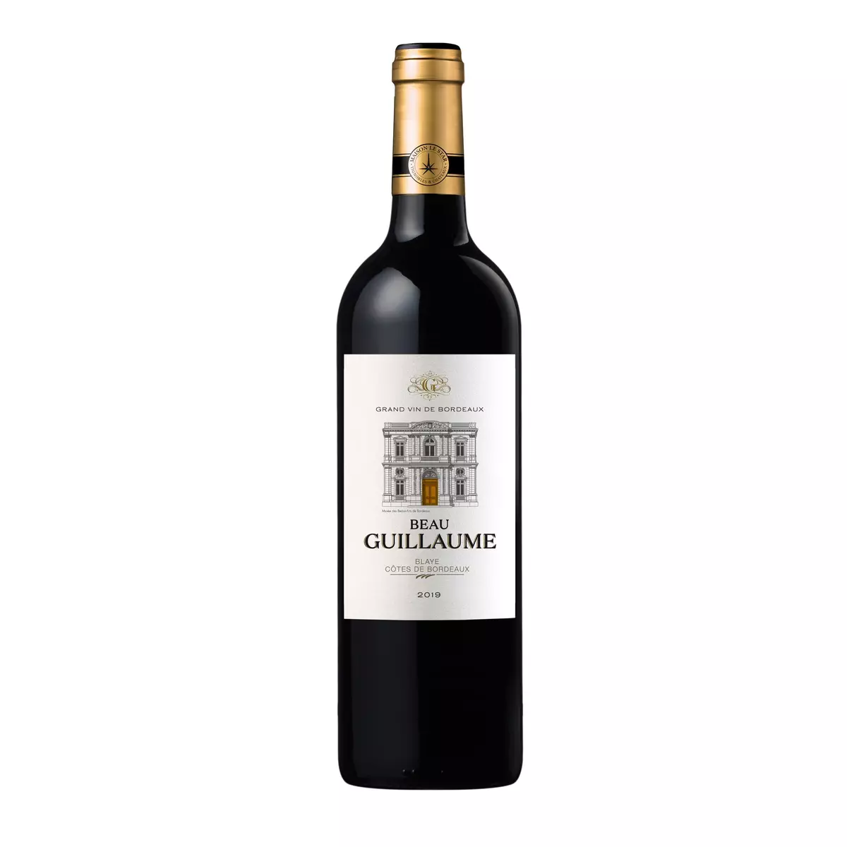 Vin rouge AOP Côtes-de-Bourg Beau Guillaume 2019 75cl