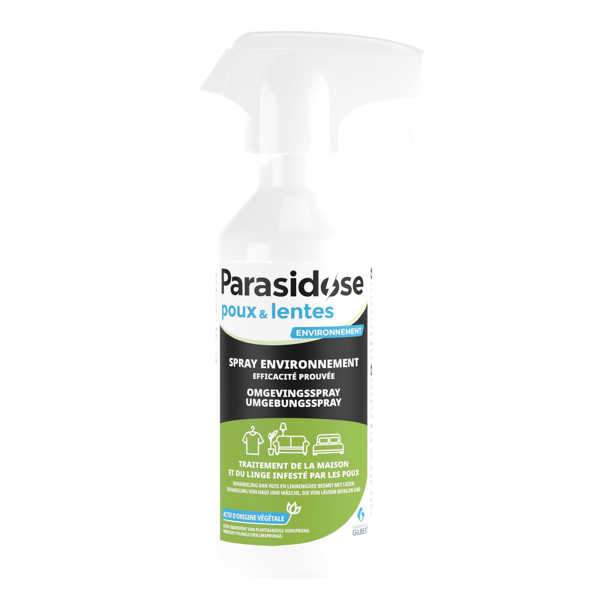 PARASIDOSE Spray environnement poux et lentes 250ml