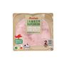 Voir la diapositive 2 : AUCHAN Jambon supérieur sans nitrite 2 tranches 80g