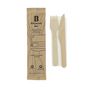 Voir la diapositive 2 : Kit couverts en bois 3 en 1 1 kit