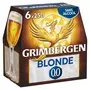 GRIMBERGEN Bière blonde sans alcool bouteilles 6x25cl