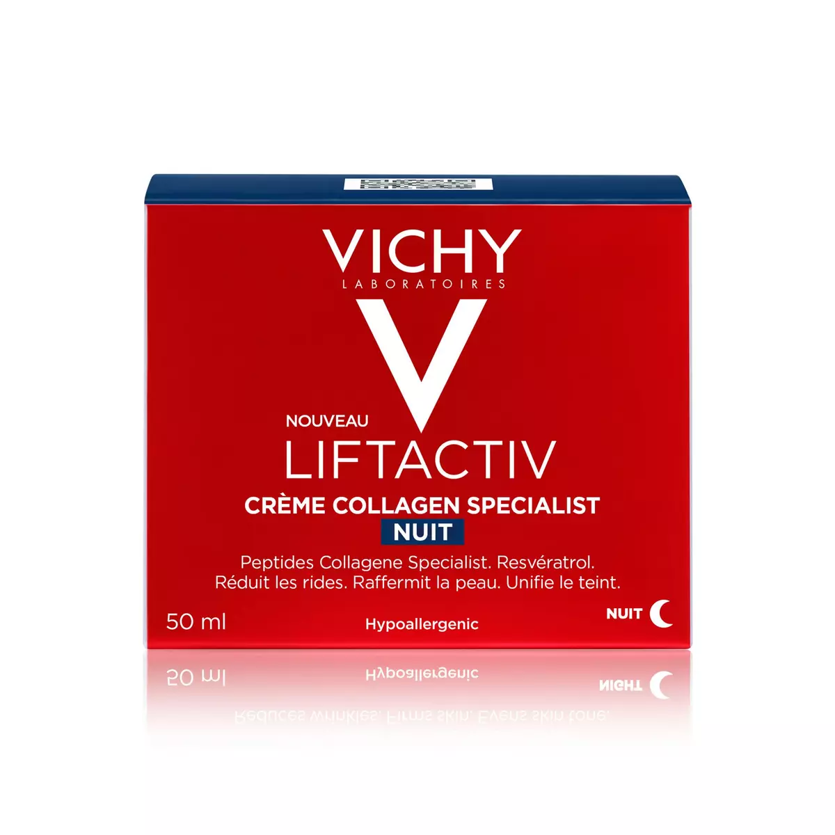 VICHY Liftactiv Crème collagen specialist nuit hypoallergénique 50ml