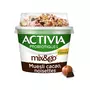 ACTIVIA Probiotiques - Yaourt au bifidus mix&go muesli cacao et noisettes 170g