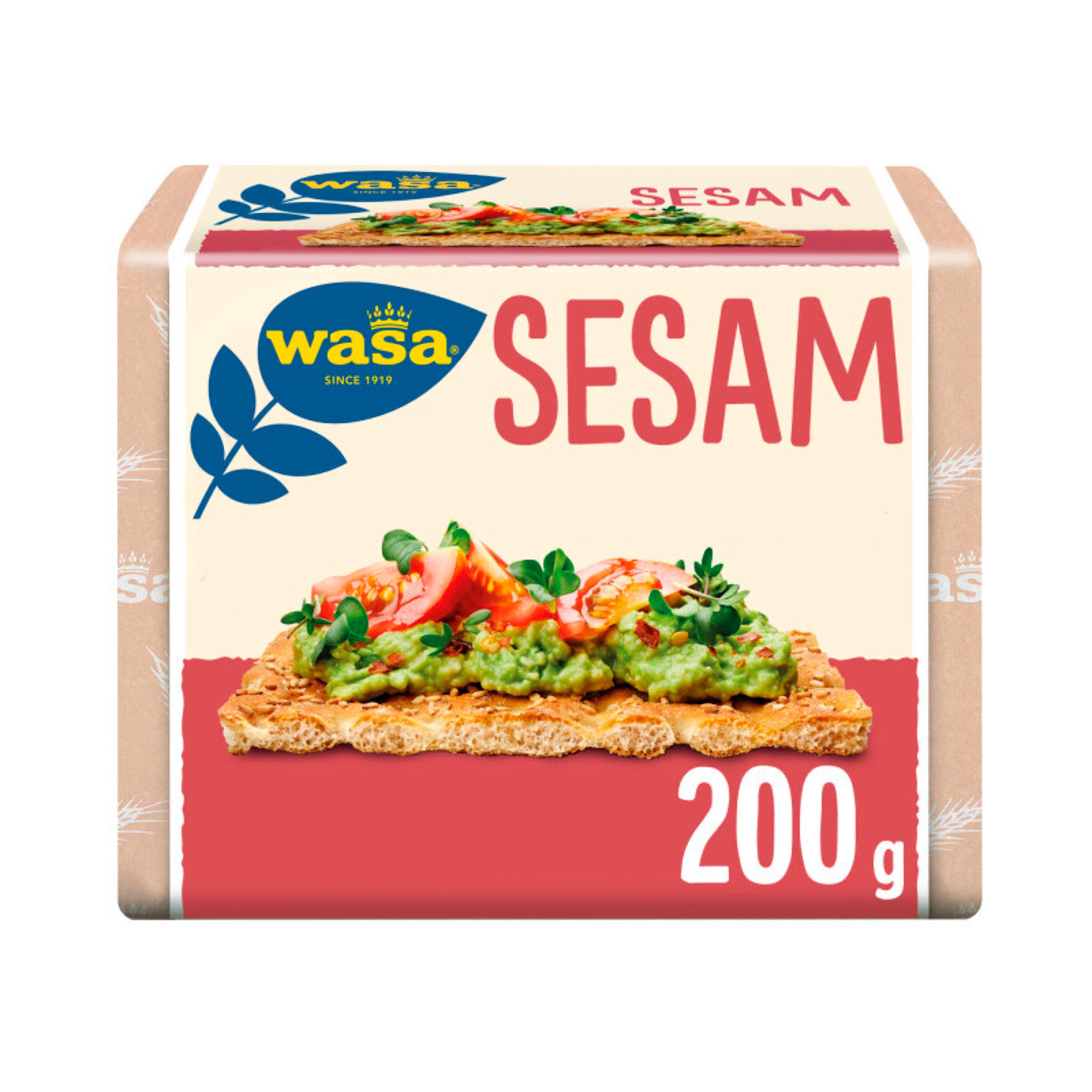 Voir la diapositive 2 : WASA Tartines croustillantes au sésame 250g