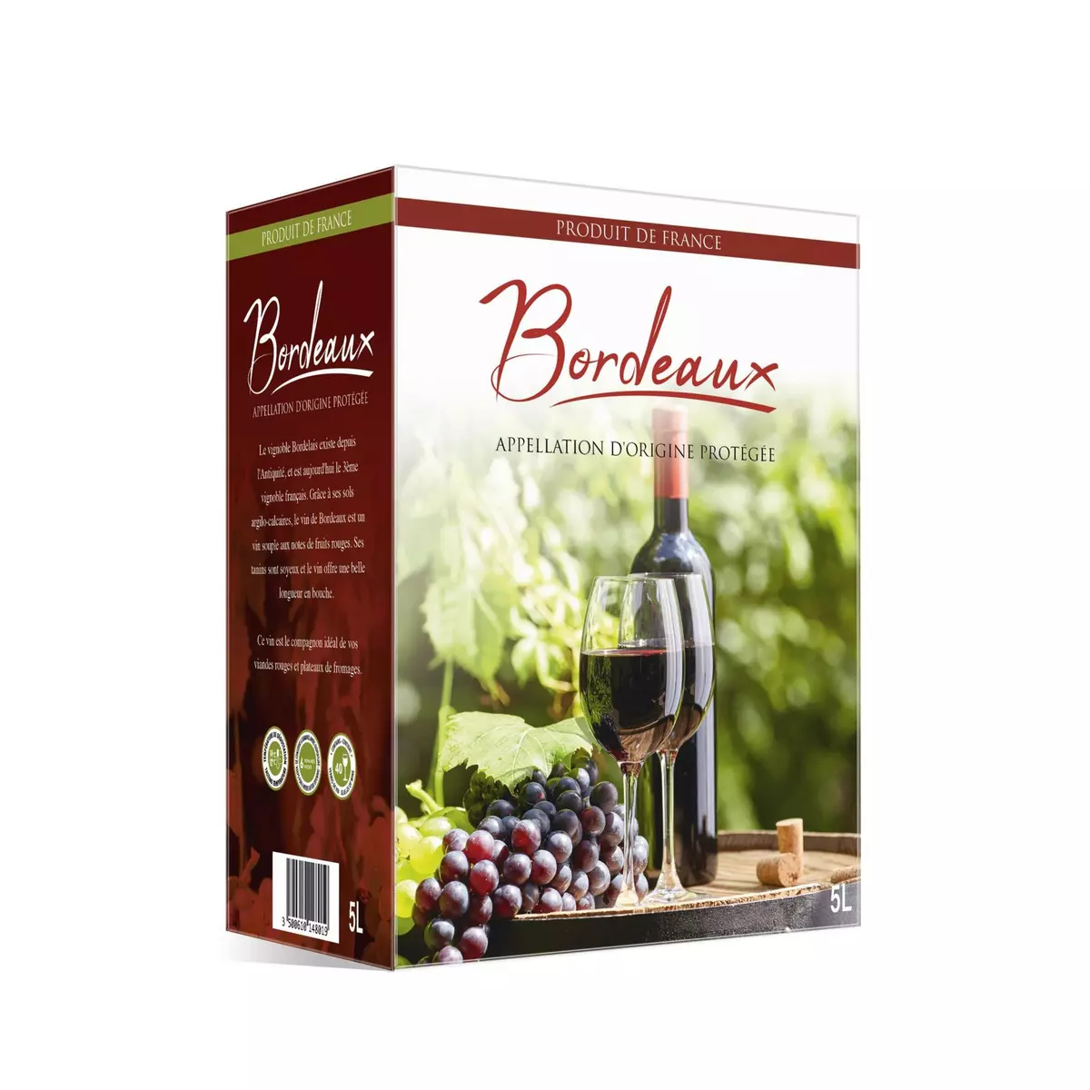 AOP Bordeaux rouge BIB 5l